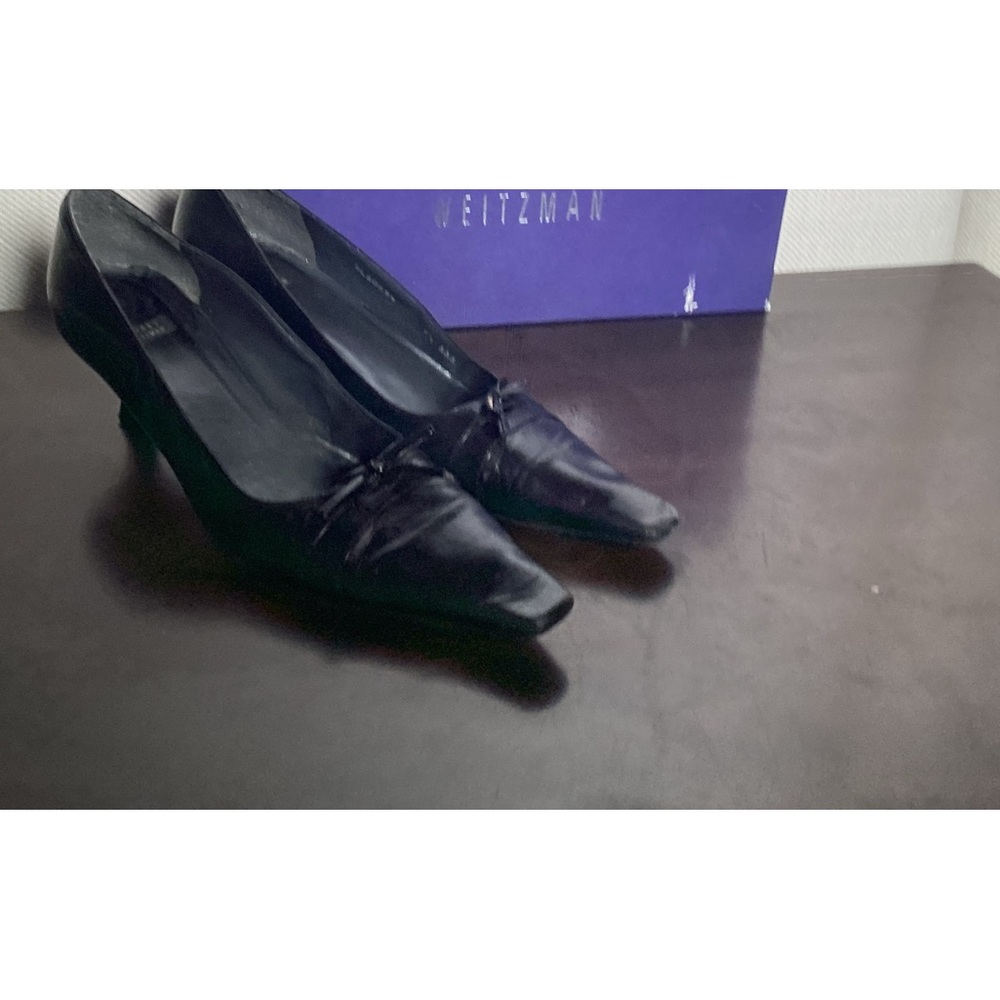 Black kitten heel Stewart weitzman